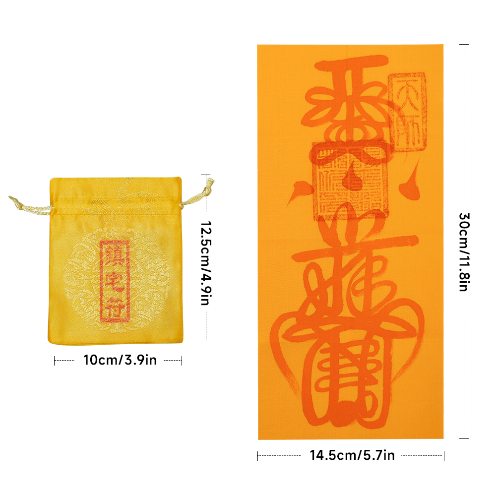Measuring Home Protection Talisman dimensions, exact feng shui placement guide