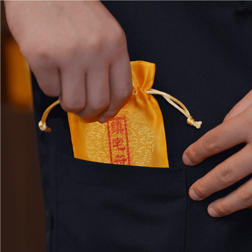 Home Protection Talisman pouch in pocket, portable household safeguard
