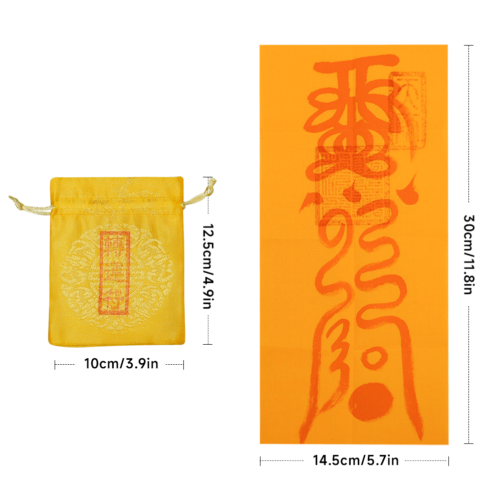 Luck Transformation Talisman size reference, designed for convenient carry to invite daily luck.