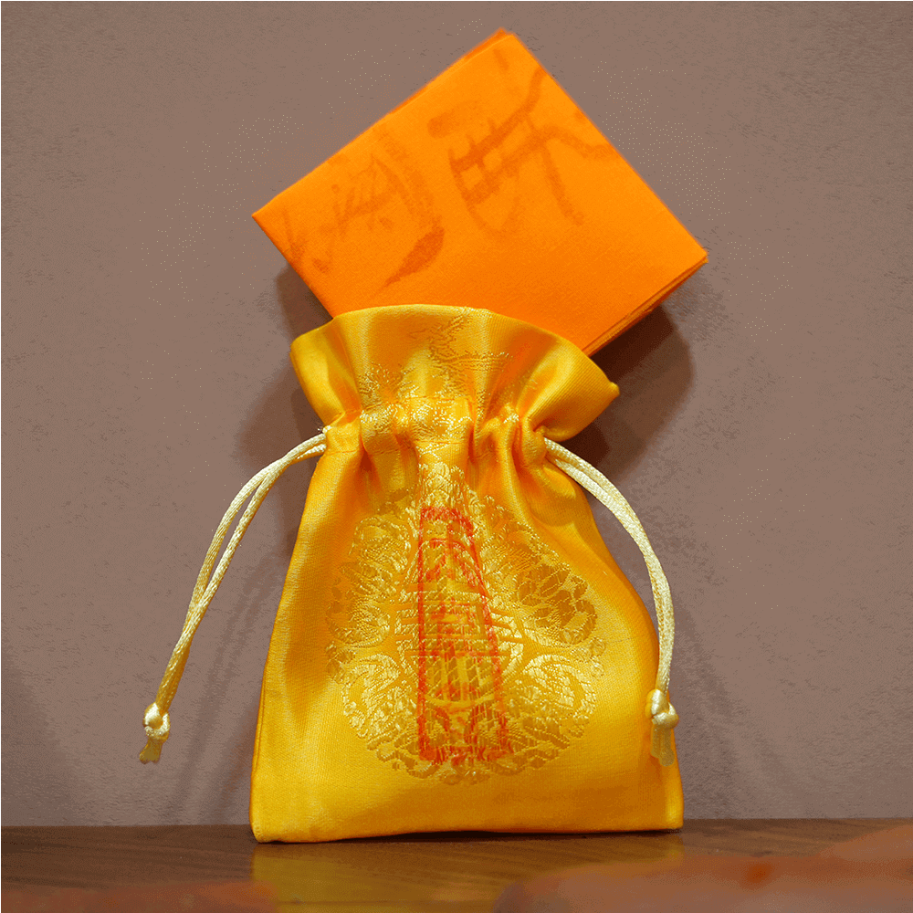 Vertically displayed Taisui Talisman, stabilizing environmental energies to prevent unforeseen obstacles.