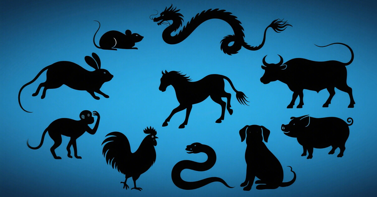 Taoaura Daoist-blessed Chinese zodiac signs group arrangement - Animal sign compatibility talisman for relationship harmony